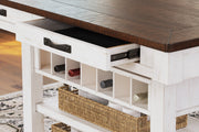 Valebeck Multi Counter Height Dining Table and 4 Barstools -  Ashley - DMV Furniture