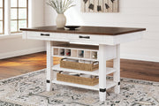 Valebeck Multi Counter Height Dining Table and 4 Barstools -  Ashley - DMV Furniture