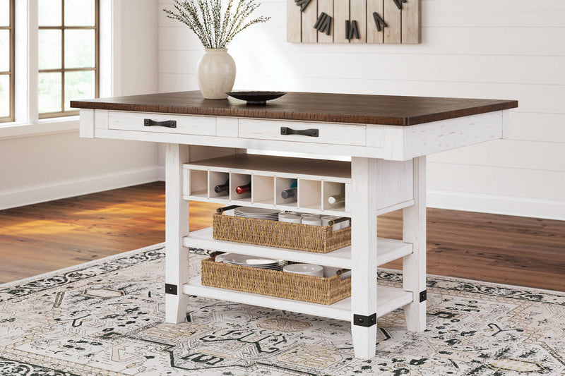 Valebeck Multi Counter Height Dining Table and 4 Barstools -  Ashley - DMV Furniture