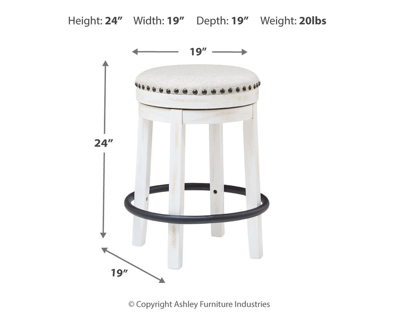 Valebeck Counter Height Dining Table and 4 Barstools from Ashley - DMV Furniture
