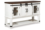 Valebeck Multi Counter Height Dining Table, 4 Barstools and Server -  Ashley - DMV Furniture