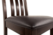 Haddigan Dining Table and 4 Chairs in Dark Brown from Ashley - DMV Furniture