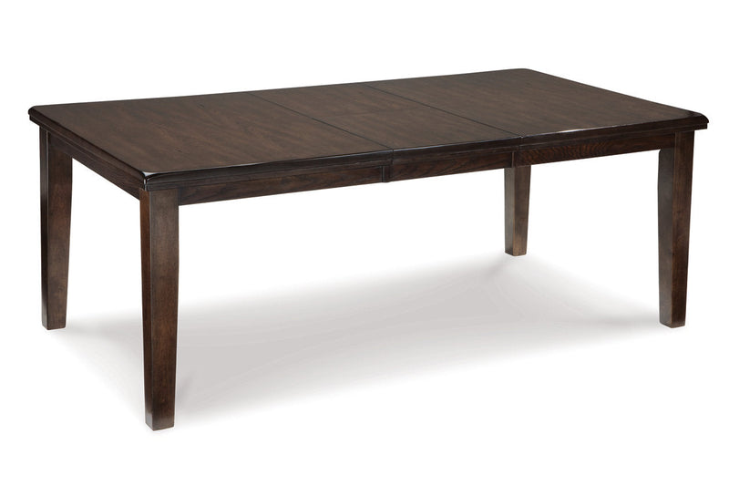 Haddigan Dark Brown Dining Table and 8 Chairs -  Ashley - DMV Furniture