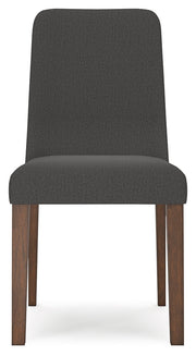 Lyncott Extension Dining Table and 4 Charcoal/Brown Chairs from Ashley - DMV Furniture