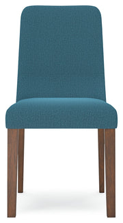 Lyncott Blue/Brown Extension Dining Table and 4 Chairs from Ashley - DMV Furniture