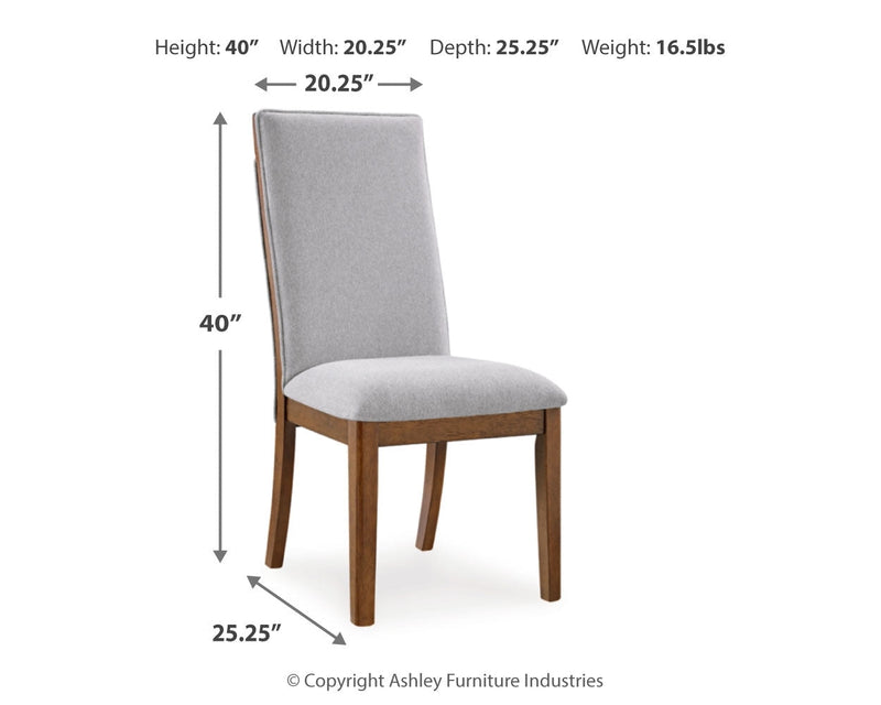 Lyncott Extension Dining Table and 4 Upholstered Chairs from Ashley - DMV Furniture