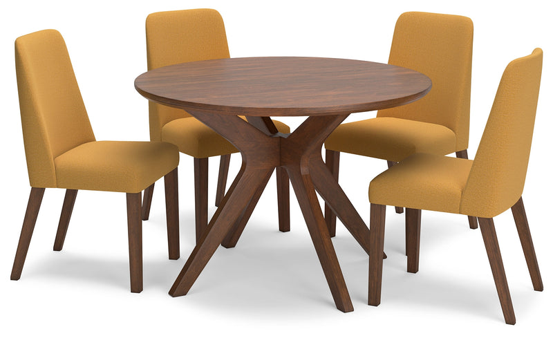 Lyncott Dining Table and 4 Chairs from Ashley - DMV Furniture