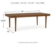 Lyncott Extension Dining Table and 4 Upholstered Chairs from Ashley - DMV Furniture