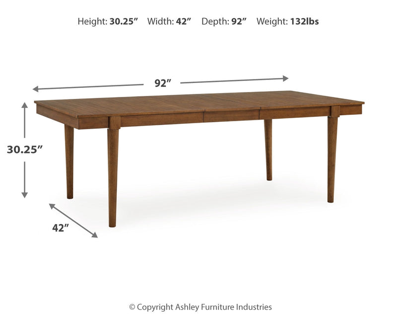 Lyncott Extension Dining Table and 4 Upholstered Chairs from Ashley - DMV Furniture