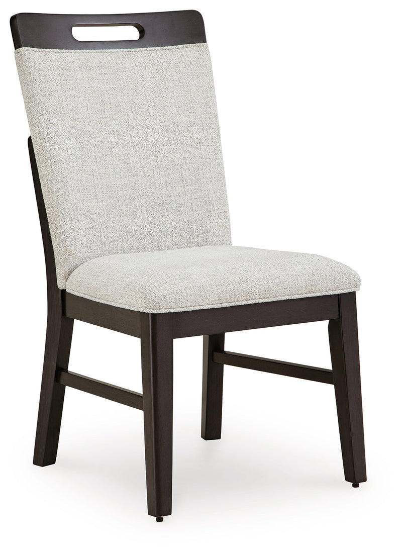 Neymorton Dining Table and 10 Chairs in Dark Grayish Brown from Ashley - DMV Furniture