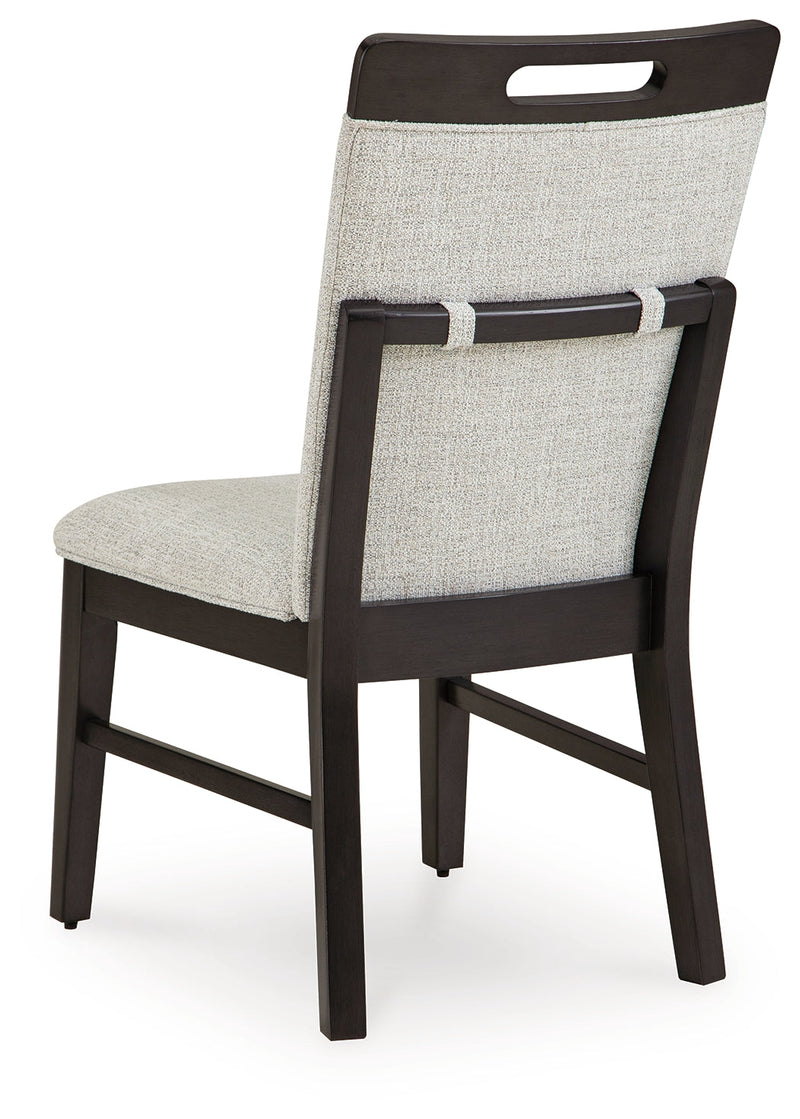 Neymorton Dining Table and 10 Chairs in Dark Grayish Brown from Ashley - DMV Furniture