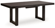 Neymorton Dining Table and 10 Chairs in Dark Grayish Brown from Ashley - DMV Furniture