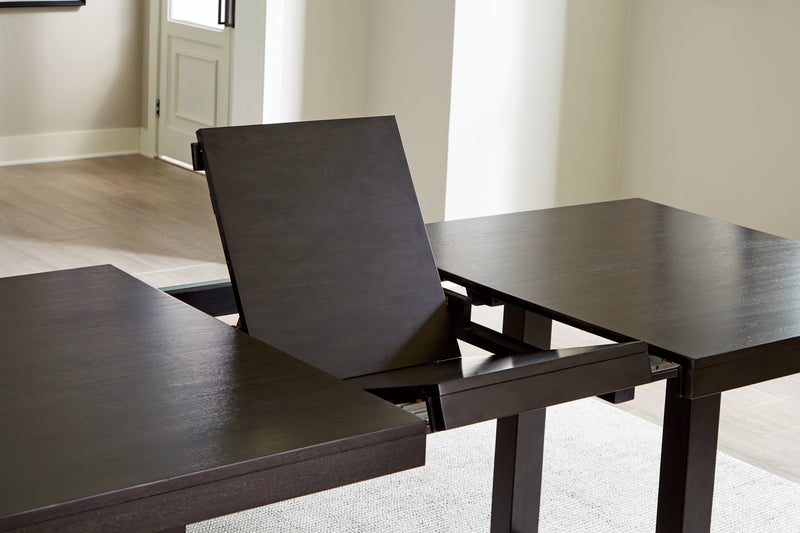 Neymorton Dining Table and 10 Chairs in Dark Grayish Brown from Ashley - DMV Furniture