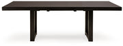 Neymorton Dining Table and 10 Chairs in Dark Grayish Brown from Ashley - DMV Furniture