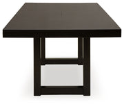 Neymorton Dining Table and 10 Chairs in Dark Grayish Brown from Ashley - DMV Furniture
