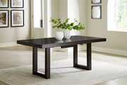 Neymorton Dining Table and 10 Chairs in Dark Grayish Brown from Ashley - DMV Furniture