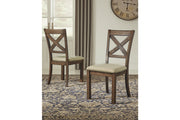 Moriville Grayish Brown Counter Height Dining Table, 4 Barstools and Server -  Ashley - DMV Furniture