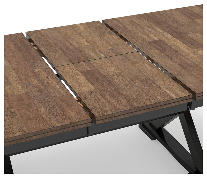 Wildenauer Brown/Black Dining Table with 2 Chairs and Bench from Ashley - DMV Furniture