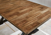 Wildenauer Brown/Black Dining Table with 2 Chairs and Bench from Ashley - DMV Furniture