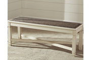 Bolanburg Two-tone Dining Table, 6 Chairs, and Bench -  Ashley - DMV Furniture