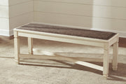 Bolanburg Antique White Dining Table with 2 Chairs and 2 Benches -  Ashley - DMV Furniture