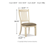Bolanburg Two Tone Dining Table and 4 Chairs from Ashley - DMV Furniture