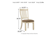 Bolanburg Antique White Dining Table with 4 Chairs and Bench -  Ashley - DMV Furniture