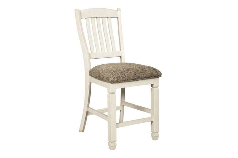 Bolanburg Two-tone Counter Height Dining Table with 6 Barstools -  Ashley - DMV Furniture