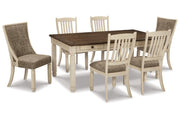 Bolanburg Antique White Dining Table with 6 Chairs -  Ashley - DMV Furniture