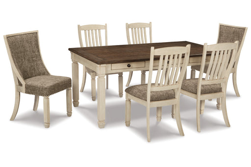 Bolanburg Antique White Dining Table with 6 Chairs -  Ashley - DMV Furniture