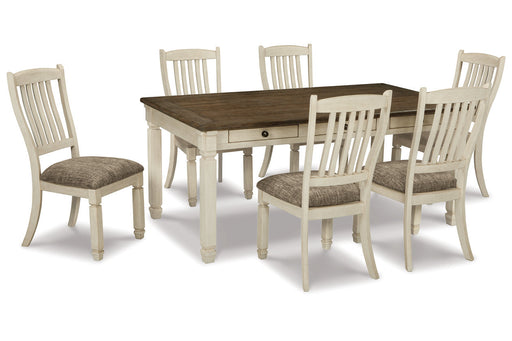 Bolanburg Two-tone Dining Table with 6 Chairs -  Ashley - DMV Furniture