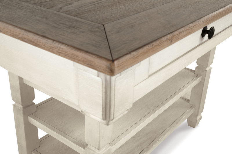 Bolanburg Two-tone Counter Height Dining Table with 4 Barstools -  Ashley - DMV Furniture