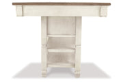 Bolanburg Two-tone Counter Height Dining Table and 6 Barstools with Server -  Ashley - DMV Furniture