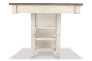 Bolanburg Two-tone Counter Height Dining Table with 6 Barstools -  Ashley - DMV Furniture