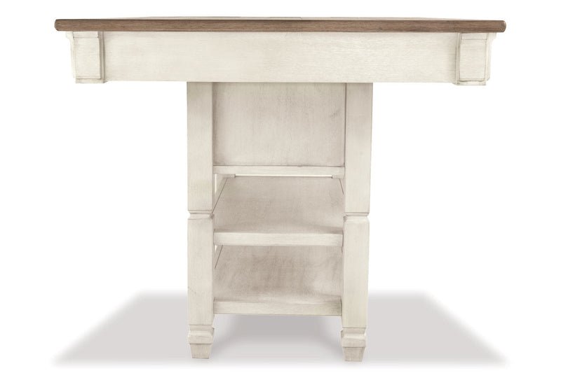 Bolanburg Two-tone Counter Height Dining Table with 6 Barstools -  Ashley - DMV Furniture
