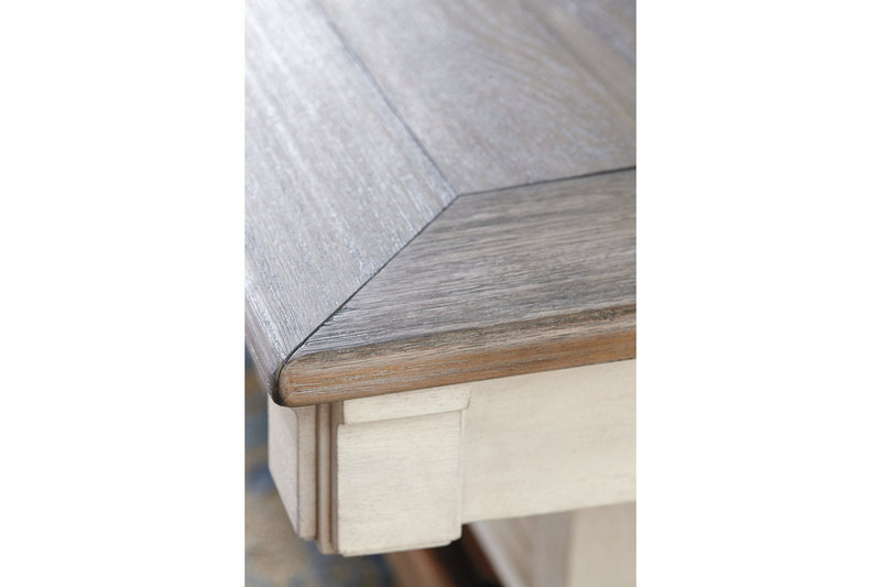 Bolanburg Two-tone Counter Height Dining Table with 6 Barstools -  Ashley - DMV Furniture