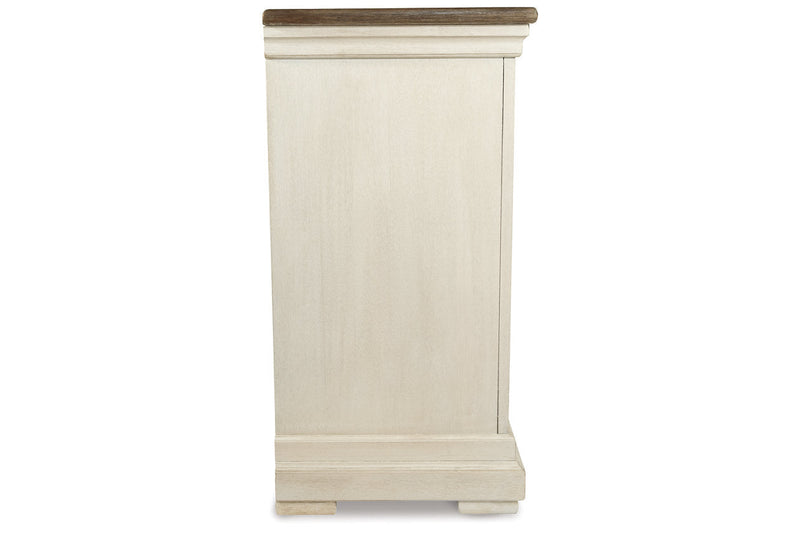 Bolanburg Two-tone Counter Height Table with 6 Barstools, Server and Display Cabinet -  Ashley - DMV Furniture