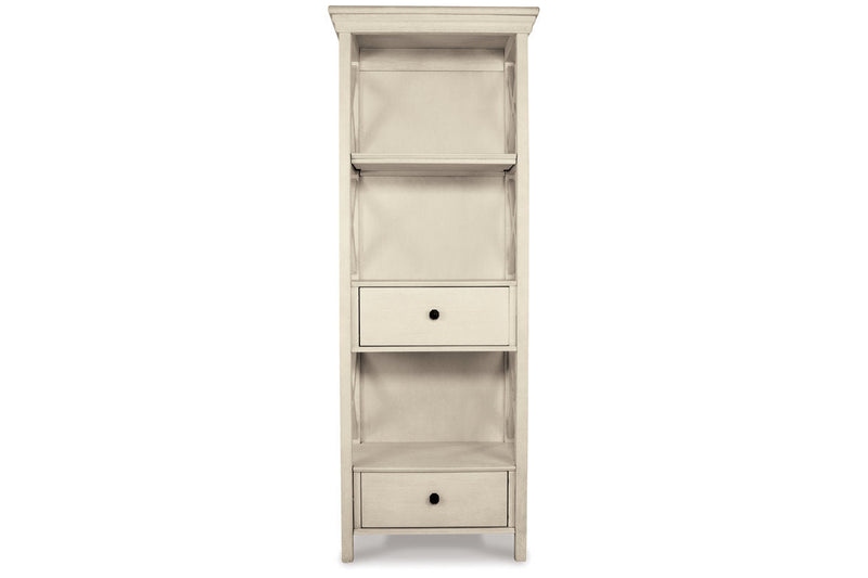 Bolanburg Two-tone Counter Height Table with 6 Barstools, Server and Display Cabinet -  Ashley - DMV Furniture