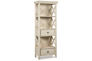 Bolanburg Two-tone Counter Height Table with 6 Barstools, Server and Display Cabinet -  Ashley - DMV Furniture