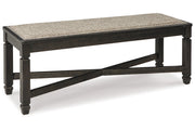Tyler Creek Black/Gray Dining Table with 4 Chairs and Bench -  Ashley - DMV Furniture