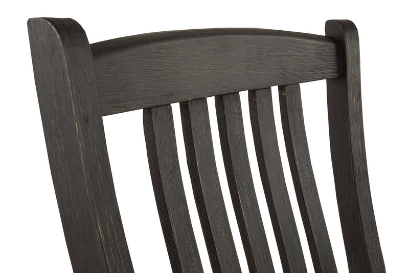 Tyler Creek Black/Gray Dining Table with 4 Chairs and Bench -  Ashley - DMV Furniture