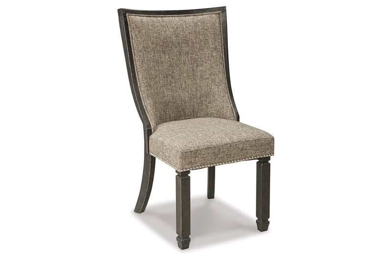 Tyler Creek Black/Grayish Brown Dining Table and 4 Chairs with Bench -  Ashley - DMV Furniture