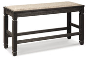 Tyler Creek Black/Gray Counter Height Dining Table and 4 Barstools and Bench -  Ashley - DMV Furniture