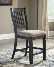 Tyler Creek Black/Gray Counter Height Dining Table and 2 Barstools from Ashley - DMV Furniture