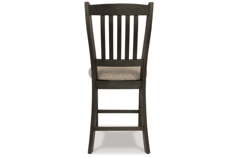 Tyler Creek Black/Grayish Brown Counter Height Dining Table and 4 Barstools with Server -  Ashley - DMV Furniture