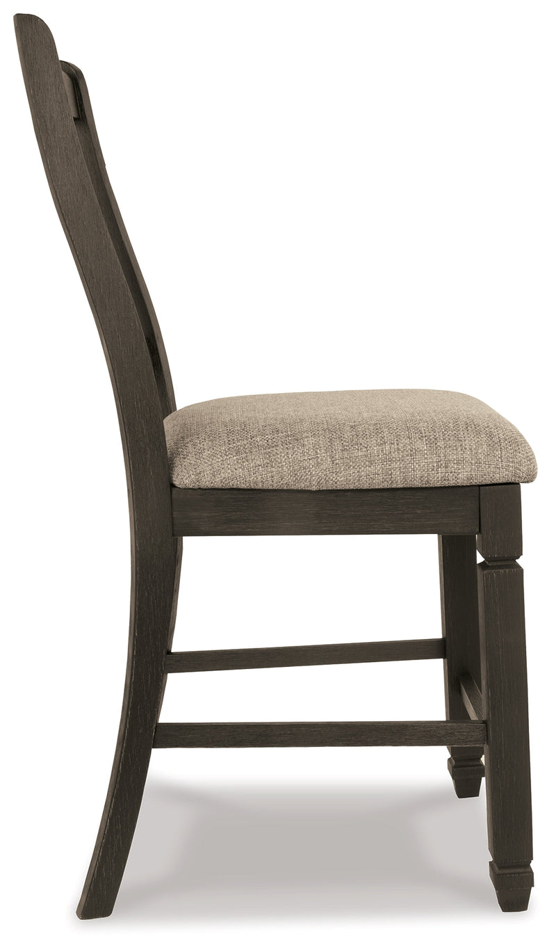 Tyler Creek Black/Gray Counter Height Dining Table and 2 Barstools from Ashley - DMV Furniture