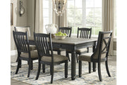 Tyler Creek Black/Gray Dining Table with 6 Chairs -  Ashley - DMV Furniture