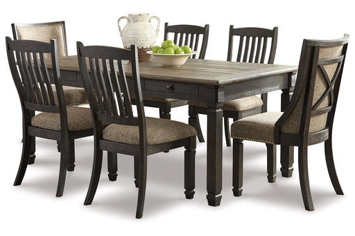 Tyler Creek Black/Gray Dining Table with 6 Chairs -  Ashley - DMV Furniture