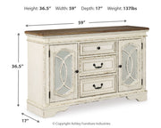 Realyn Dining Table and 6 Chairs with Storage in Chipped White from Ashley - DMV Furniture