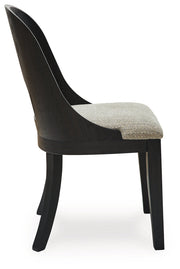Rowanbeck Black Dining Table, 2 Arm Chairs and 4 Side Chairs from Ashley - DMV Furniture